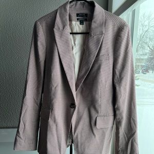 RW&CO Pink Check Fitted Blazer, US 14